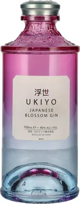 Produktbild von UKIYO Japanese Blossom Gin 0,7l 40%vol.