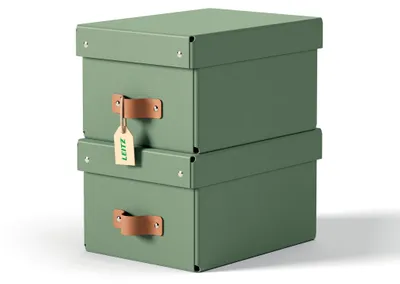 Produktbild von Leitz 61470050 Aufbewahrungsbox Karton Grün