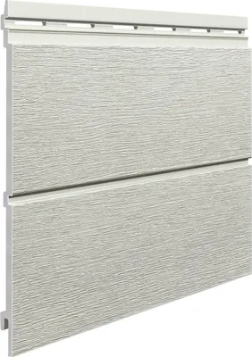 Obrázok produktu pre Fasádne panely VOX KERRAFRONT KF FS-302 CX – vodovzdorné a odolné voči UV žiareniu v drevenom vzhľade – 2,95 m – perlovosivá