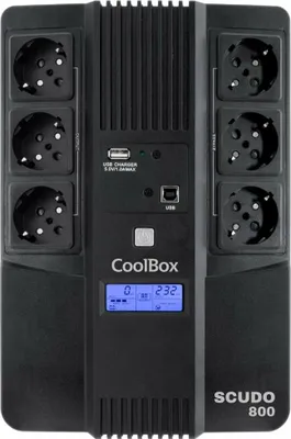 Image de Système d'alimentation sans interruption Interactif UPS CoolBox 800 W 480 W