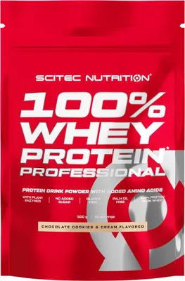 Produktbild von Scitec Nutrition Whey Protein Professional 500g Beutel Schoko Cookies & Cream