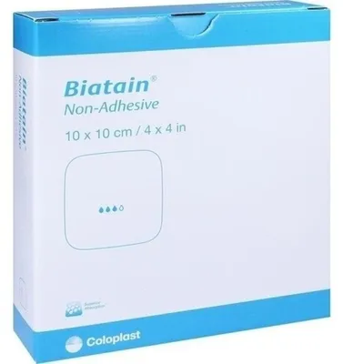 Obrázok produktu pre Biatain penový neadherentný obväz 10x10cm 3410, 10 ks VER