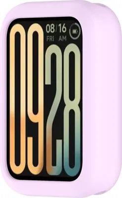 Produktbild von Für Xiaomi Smart Band 9 Pro Silikon Design Watch Schutz Gehäuse Hülle Case Cover Lila