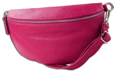Image de Sac en cuir Toscanto Sac banane rose OTT825BP