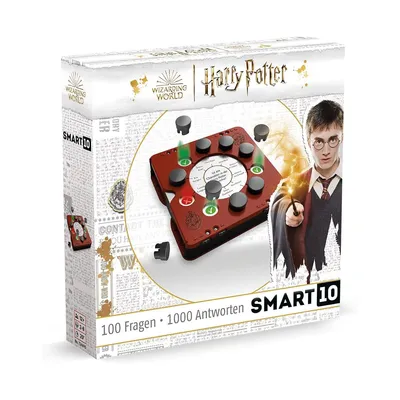 A product box for a Harry Potter themed quiz game.