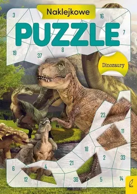 Zdjęcie produktu dla Naklejkowe puzzle. Dinozaury