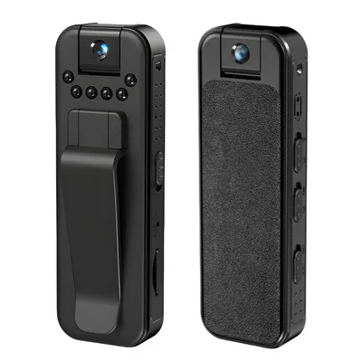 Produktbild von Mini-Körperkamera HD 1080P Tragbarer Videorekorder mit 180° drehbarem Objektiv, tragbarer, für Sport/Lieferungen