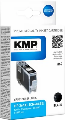Produktbild von KMP Patrone HP CB321EE Nr. 364XL black 700 S. H62 kompatibel