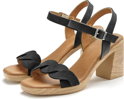 Produktbild von LASCANA Riemchensandalette Sandale, Sandalette, Sommerschuh schwarz Größe 41