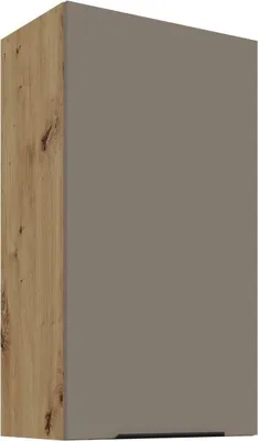 Immagine prodotto di Mobile a parete alto LUNARA - larghezza 50 cm, beige scuro / rovere artigianale