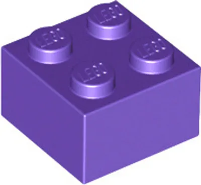 Produktbild von 1 Stück LEGO, Teil Nr. 3003 in Dunkellila (Dark Purple)