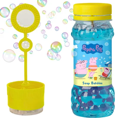 Zdjęcie produktu dla Bańki Mydlane Świnka Peppa Pig Tworzenie Kolorowych Baniek Dla Dzieci 145ml 200176