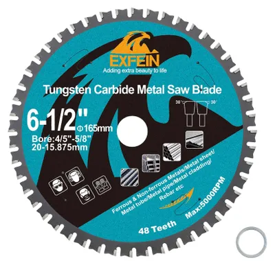 Produktbild von 165 mm x 20 mm, HM-Kreissägeblatt mit 48 Zähnen für Metall