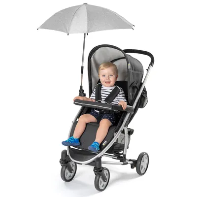 Produktbild von REER Kinderwagen-Sonnenschirm ShineSafe  grau-melange