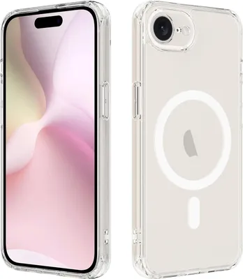 Produktbild von Mobigear Crystal Durchsichtig iPhone 16e MagSafe Hülle Hardcase Backcover - Transparent