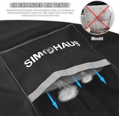 Obrázek produktu pro Ochranný obal na zahradní nábytek - Voděodolný obal na zahradní stůl - 180x90x75cm - 420D Oxford odolný proti UV záření a větru