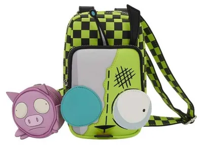 Produktbild von Nickelodeon by Loungefly Umhängetasche Invader Zim Gir Cellphone