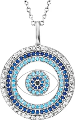 Produktbild von Engelsrufer Halskette-Anhänger Lucky Eye Zirkonia Silber ERN-EYE-ZIM