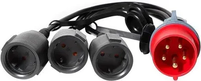 Immagine prodotto di Adattatore CEE 16 A 230 V in gomma per campeggio