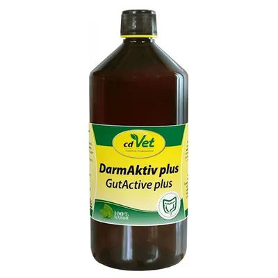 Produktbild von cdVet DarmAktiv plus 1 L, Katze / Hund, Flüssigkeit, Verdauungspflege, Strengthening the immune system, Adult, Flasche, 1000 ml