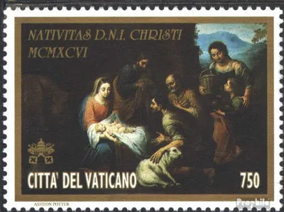 Produktbild von Briefmarken Vatikanstadt 1996 Mi 1196 (kompl.Ausg.) postfrisch Weihnachten