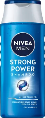 Produktbild von Nivea Men, Szampon do włosów słabych i pozbawionych energii Strong Power, 250 ml