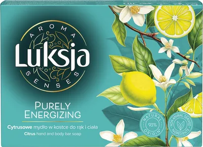 Immagine prodotto di Luxja Aroma Senses Purely Energizing Barretta di sapone agli agrumi da 90 g