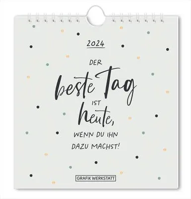 Produktbild von Postkartenkalender 2024 Der beste Tag