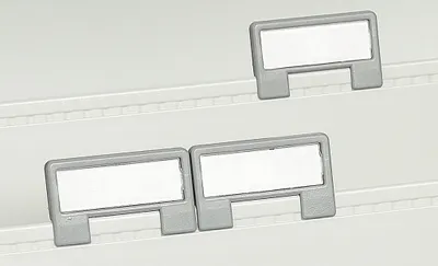 Produktbild von Exacompta Fensterreiter (1 Set mit 5 Stück) - Grau - 55641D
