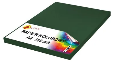 Produktbild von Farbpapier A4 120g dunkelgrün v3 100 Blatt