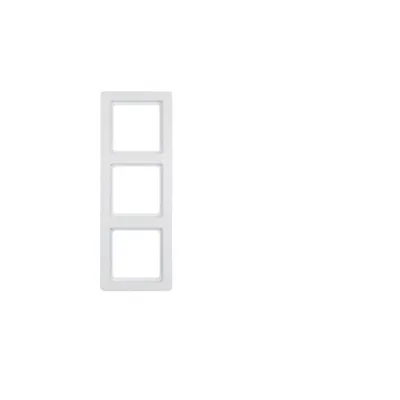 Immagine prodotto di Cornice Berker tripla, Q.1, bianco polare, velluto, 1 pz.