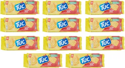Produktbild von Tuc Bacon Gusto 11 x 100g = 1100g Cracker mit Schinkenspeckgeschmack Salzige .