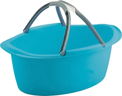 Produktbild von Ovales Waschbecken STELLA 60x40cm (25l) mit Griffen PH mix colors