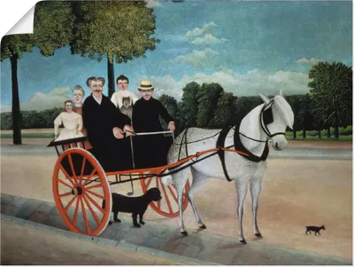 Produktbild von ARTland Poster Der Karren des alten Juniet. 1908 Größe: 40x30 cm