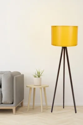 Produktbild von Opviq, 102, Stehlampen, Gelb, MDF, 38 x 38 x 145 cm