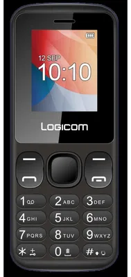 Zdjęcie produktu dla Logicom Posh 186, Klasyczny, Dual SIM, 4,5 cm (1.77"), 0,3 MP, 600 mAh, Czarny