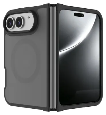 Productafbeelding van Hoesje geschikt voor iPhone Ultra Hoesje geschikt voor MagSafe - Military Grade Backcover - Zwart