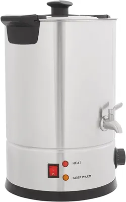 Productafbeelding van Wachsmelter 1800W Elektrische warmhoudpan voor was, 12 liter, met instelbare temperatuur van 30-110°C. Snelle opwarming, ideaal voor het maken van zelfgemaakte kaarsen thuis