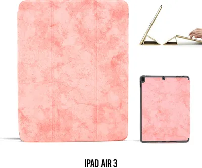Produktbild von Book case Tablet Apple iPad Air 3 Smart Case Pink for iPad Air 3 Marble