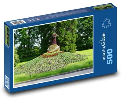 Obrázek produktu pro Puzzle 500 Páv z květin - martinpuzzle