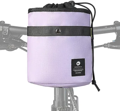 Produktbild von BAIGIO 3.5L Multifunktions-Fahrradlenkertasche, Lila Lavendel Violett