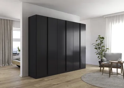 Produktbild von Drehtürenschrank >Monostar< in grau metallic - 271x210x54 (BxHxT)