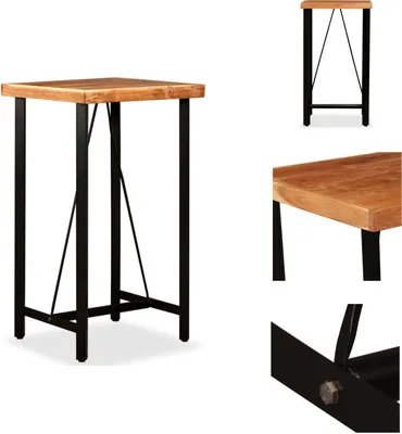 Produktbild von vidaXL Bartisch Akazie Massivholz 60 x 60 x 107 cm -  Esstische