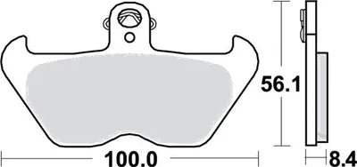 Immagine prodotto di Pastiglie freno anteriori per BMW R 1100 RT ABS, anni di produzione 1996-2001, pastiglie TRW - Nuove