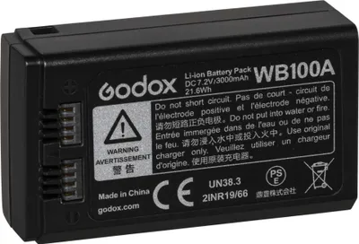 Immagine prodotto di Batteria Godox WB100 per AD100 Pro