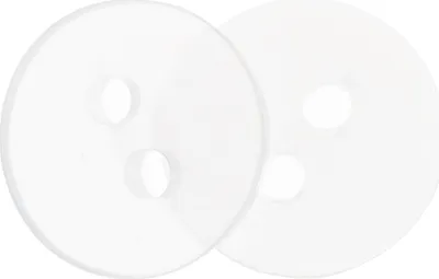 Obrázok produktu pre Gombík - sada 6 ks - priemer 10 mm - biela