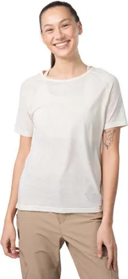 Zdjęcie produktu dla Kari Traa Sanne Wełniana koszulka z krótkim rękawem Beige S Woman Beige S