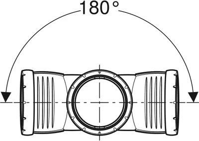 Produktbild von Geberit 393662141 Silent-Pro Eckabzweig