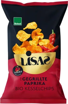 Produktbild von Kesselchips - Gegrillte Paprika 115g