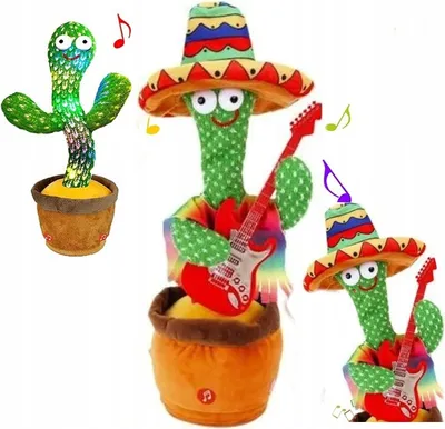 Produktbild von Interaktiver mexikanischer Kaktus, tanzend und singend mit Gitarre und Sombrero